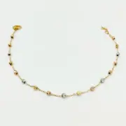 دستبند طلا 18 عیار زنانه سوزیانا مدل چند توپ - Image 3