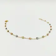 دستبند طلا 18 عیار زنانه سوزیانا مدل چند توپ - Image 2