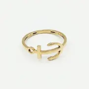 انگشتر طلا 18 عیار زنانه سوزیانا مدل لنگر کشتی - Image 2