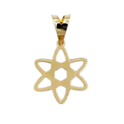 پلاک آویز طلا 18 عیار سوزیانا مدل ستاره مینی - Image 2