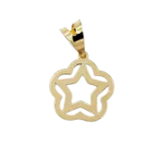 پلاک آویز طلا 18 عیار سوزیانا مدل ستاره مینی - Image 3