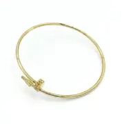 دستبند طلا 18 عیار سوزیانا مدل کارتیر میخی