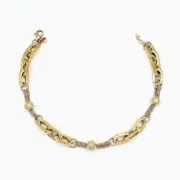 دستبند طلا 18 عیار زنانه سوزیانا مدل کارتیر دی