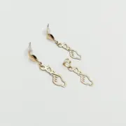 ست طلا 18 عیار زنانه سوزیانا مدل دست و قلب - Image 2