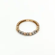 انگشتر طلا 18 عیار زنانه سوزیانا مدل سیتا کد 8