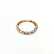 انگشتر طلا 18 عیار زنانه سوزیانا مدل سیتا کد 9