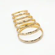 النگو طلا 18 عیار سوزیانا مدل ورساچه کد 2 - Image 5