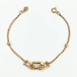 دستبند طلا 18 عیار زنانه سوزیانا مدل تیفانی کد 14