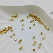 گوی طلا 18 عیار سوزیانا مدل البرنادو طلایی نرمال - Image 2