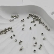 گوی طلا 18 عیار سوزیانا مدل البرنادو سفید نرمال - Image 2