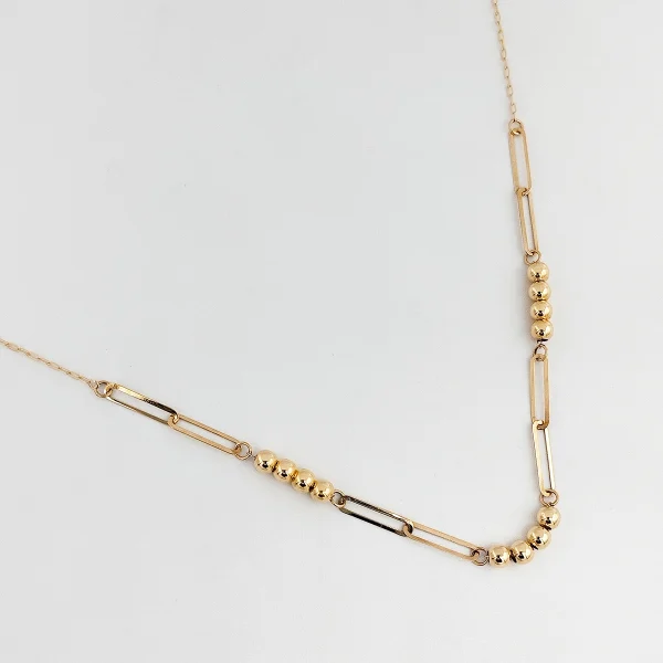 toopi-sh89 گردنبند طلا 18 عیار سوزیانا مدل توپی کد3 - Image 2