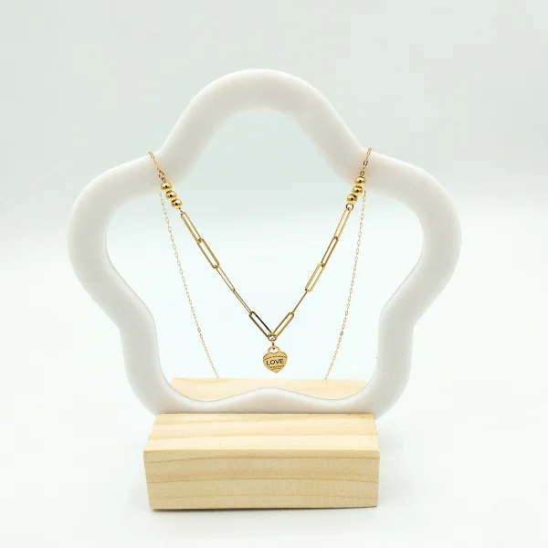 toopi-tiffany-88 گردنبند طلا 18 عیار سوزیانا مدل تیفانی کد 29 - Image 2