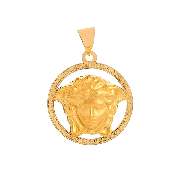 versace-pendant آویز گردنبند طلا 18 عیار سوزیانا مدل ورساچه - Image 1