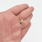 آویز گردنبند طلا 18 عیار سوزیانا مدل لاک پشت - Image 4