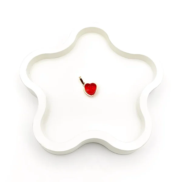 آویز گردنبند طلا 18 عیار سوزیانا مدل قلب کد B03 - Image 3