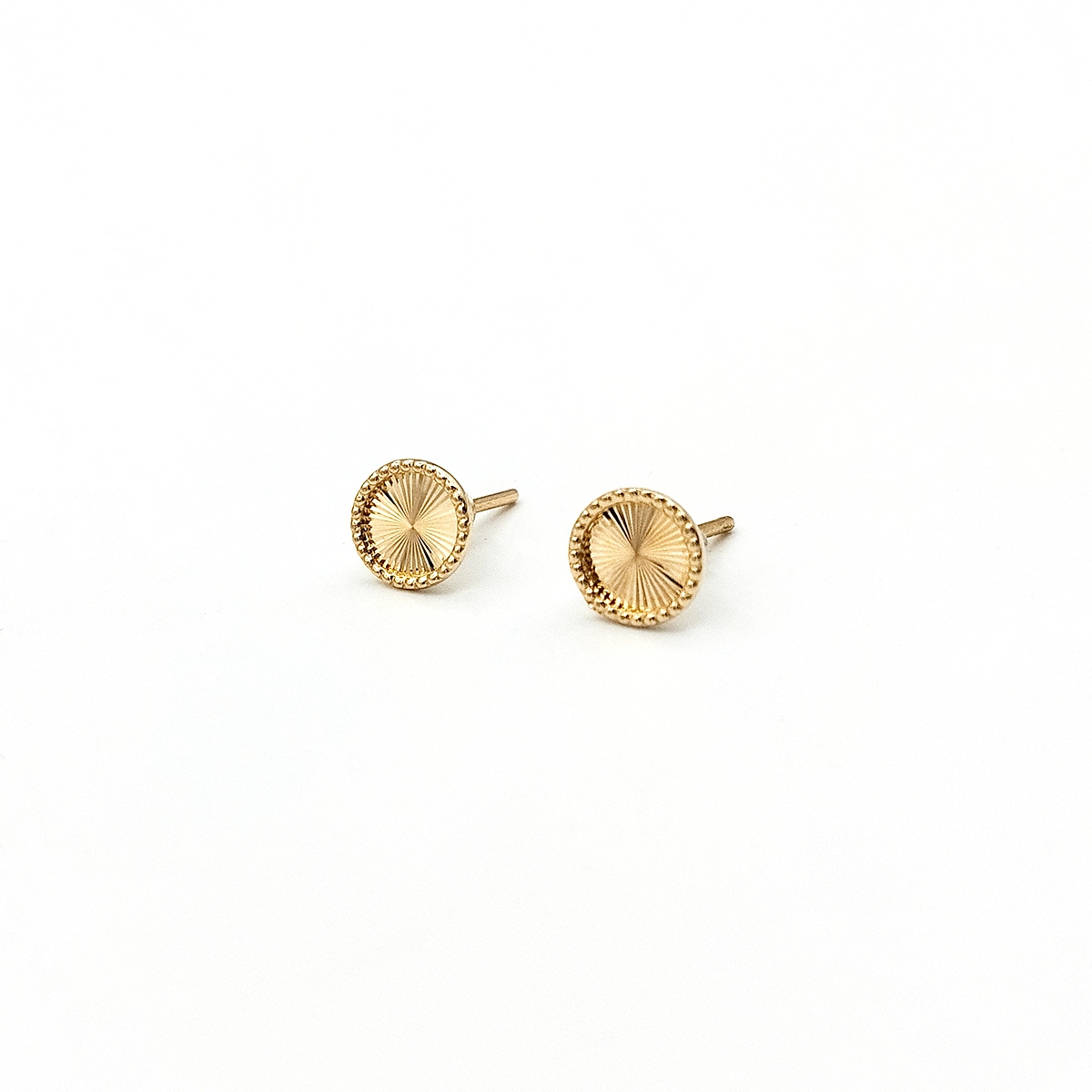 era-vancleef-dayere1 گوشواره طلا 18 عیار زنانه سوزیانا مدل ونکلیف دایره - Image 1