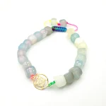 دستبند طلا 18 عیار زنانه سوزیانا مدل سنگی کد 1007