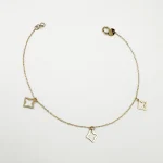 دستبند طلا 18 عیار زنانه سوزیانا مدل مینیمال کد 8